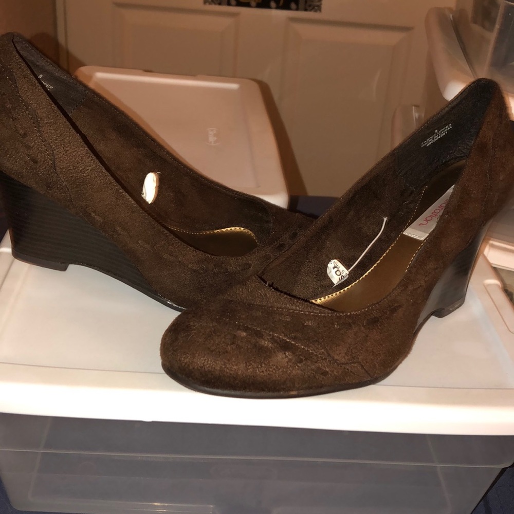 WEDGES all brown